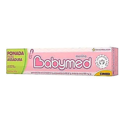 Babymed Menina Pomada Para Prevenção De Assaduras 45g