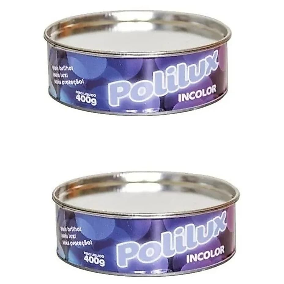 Kit 2 Ceras Em Pasta Para Móveis De Madeira Polilux Incolor