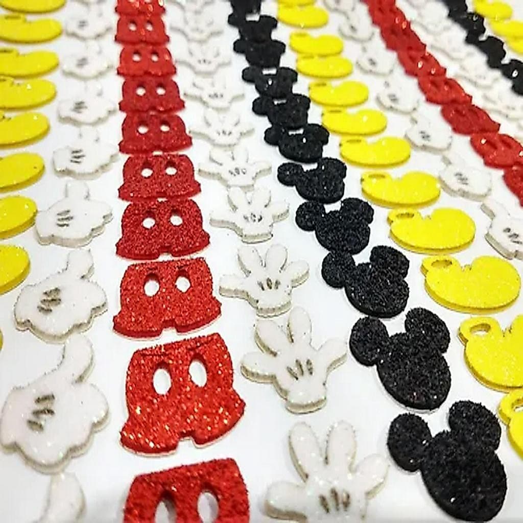 150 Adesivos Pet Piercings Eva Mickey Mouse Pet Shop Cães E Gatos
