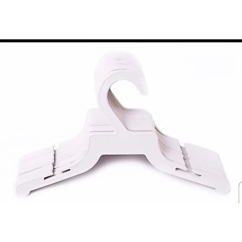 50 cabides branco para roupa de bebê infantil