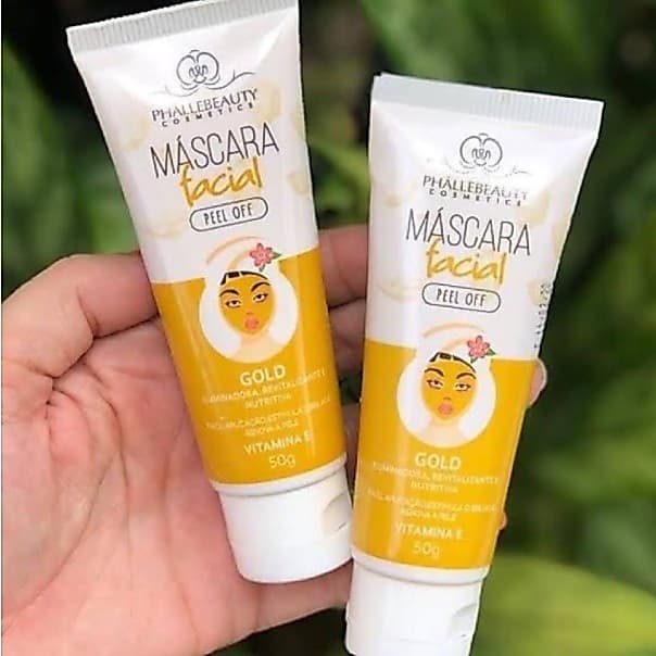 Máscara Facial Peel Off Gold Bisnaga - Phállebeauty