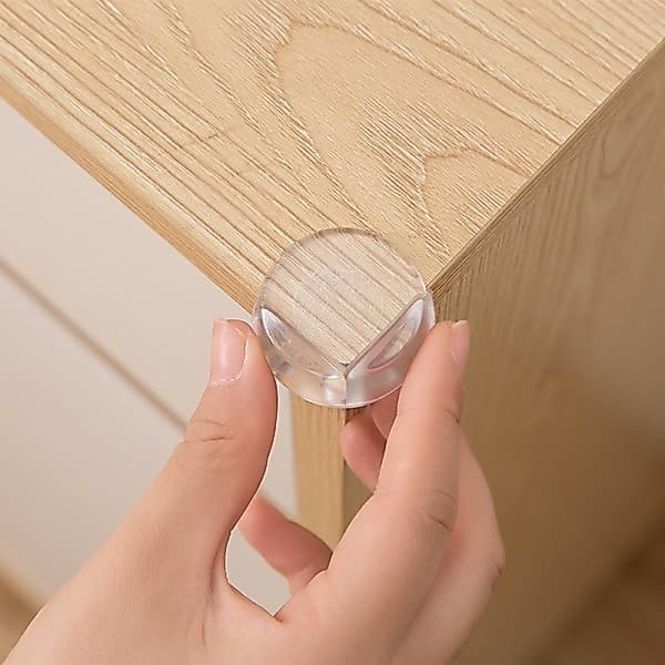 4 Protetor de Silicone Para Quina de Mesa Prevenir Colisões Do Bebê Protetores de Bordas e Cantos