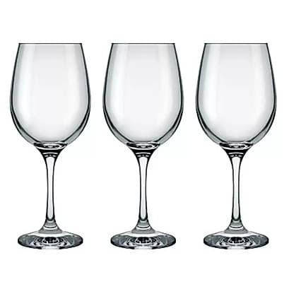 Conjunto com 3 Taças Para Água/Vinho 320ml Cecina - Hauskraft