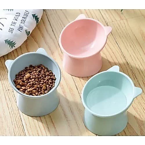 Comedouro Bebedouro Alto Para Gatos Cães Pet - Altura Ideal, Conforto e Saúde