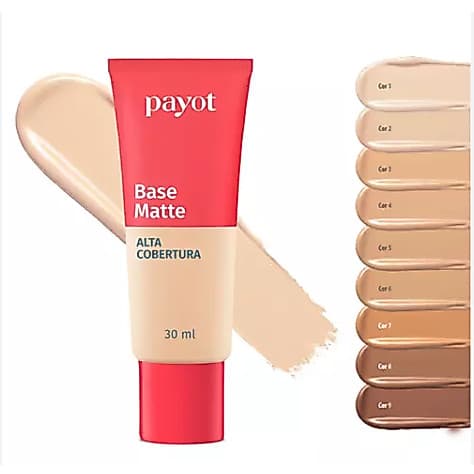 Base Matte Alta Cobertura- Payot- VERSÃO PROMOCIONAL SEM CAIXA