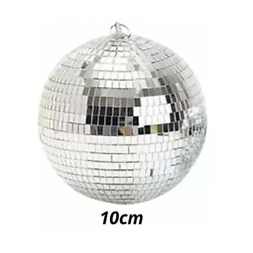 Globo Espelhado 10 Cm Decoração Festa Discoteca Aniversário Dança Hallowee