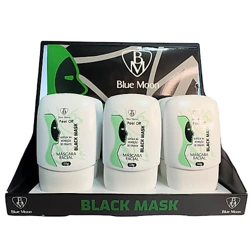 Mascara Facial Removedora De Cravos Peel Off Black Mask Blue Moon