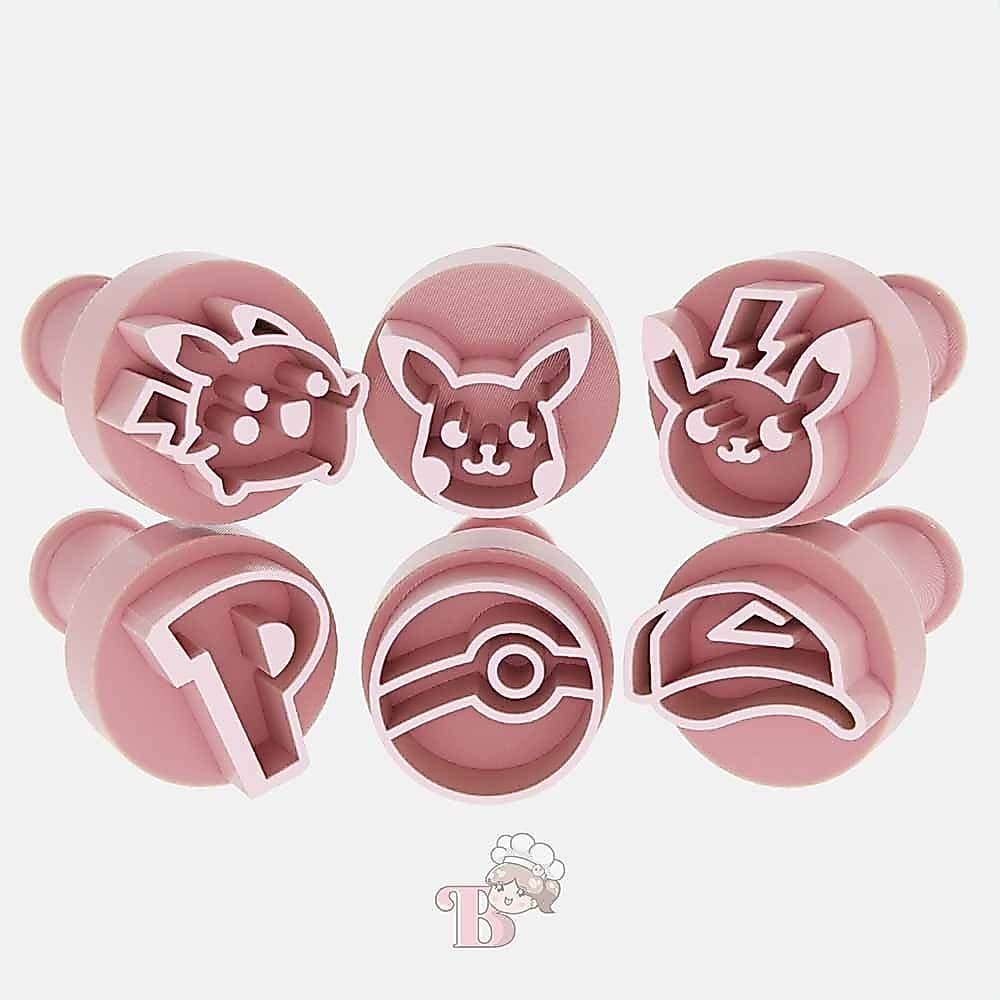 Carimbinhos para Brigadeiros Kit Pokemon