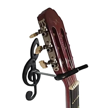 5 Suportes ..PRETOS..  De Violão Parede, Guitarra, Baixo, Cavaquinho,Viola Ukulele