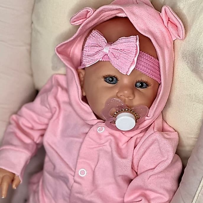 bebe reborn promoção siliconada corpo de pano