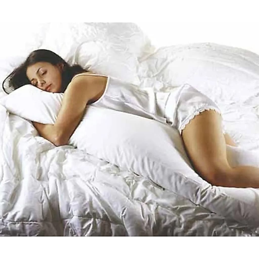 1 Travesseiro de Corpo  Xuxão Com Fronha de Zipper Antialérgico 130 x 40cm