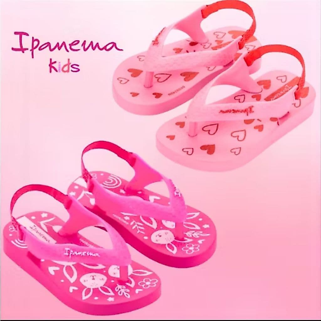 Chinelo Infantil Com Elástico Ipanema Baby menina menino Original