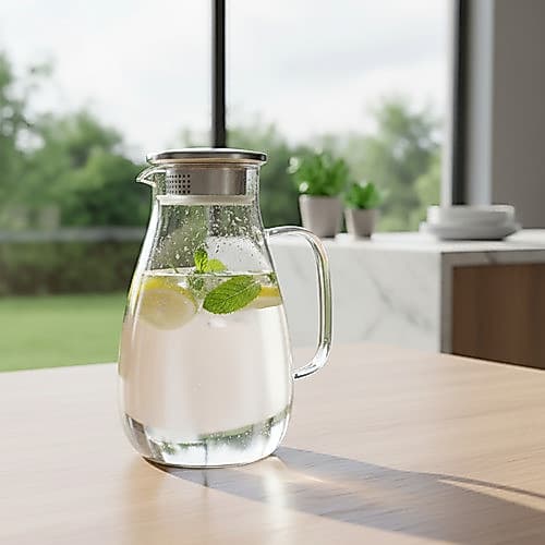 Jarra Diamond Emporium Com Tampa Inox Transparente