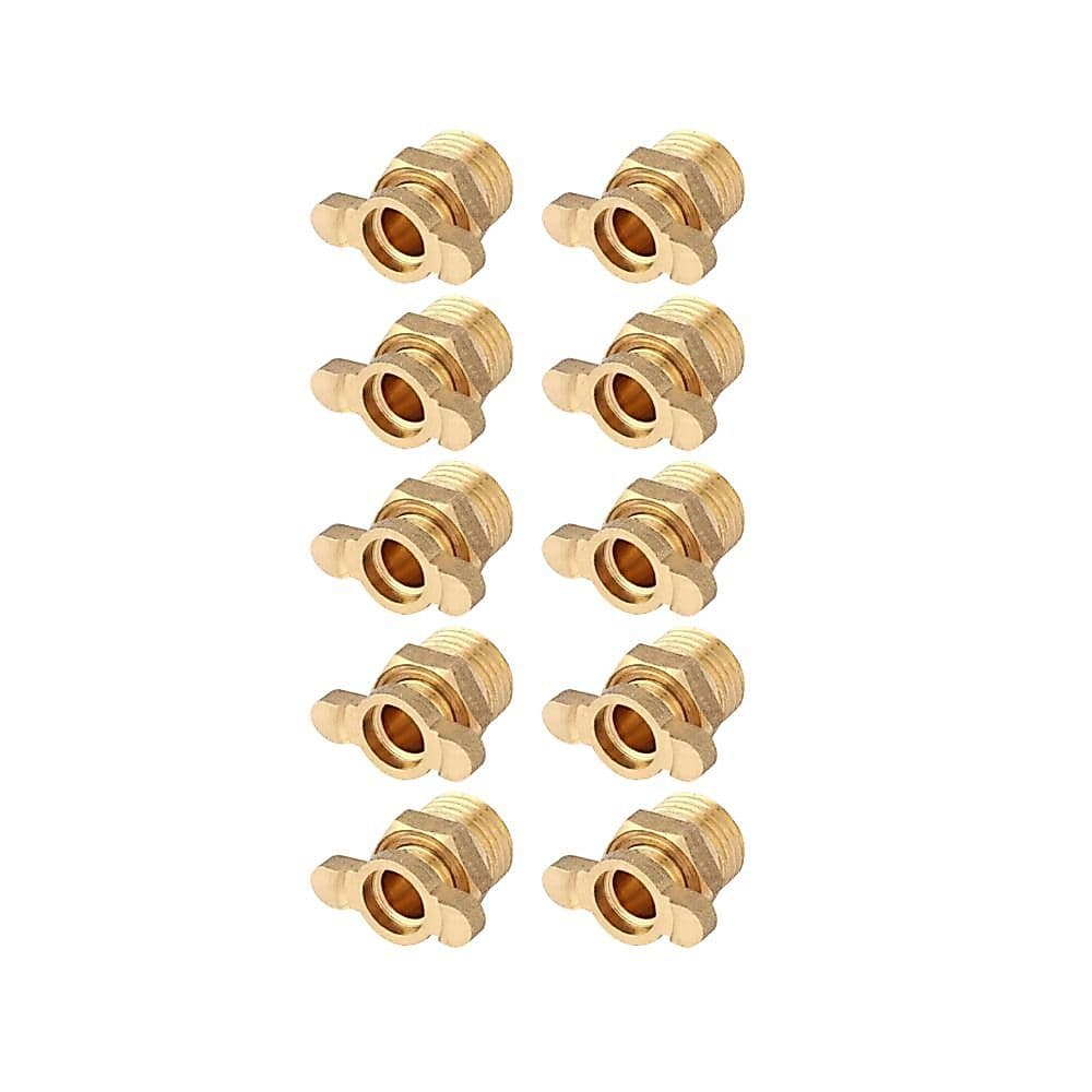 Kit 10 Dreno Purgador 1/4 para tirar água do tanque compressor