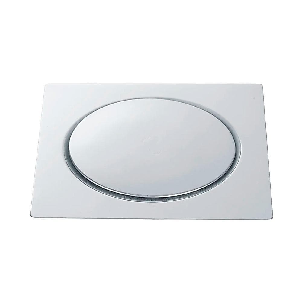 Ralo Click Up Quadrado Para Chão 15Cm Inox Pingoo - Prata