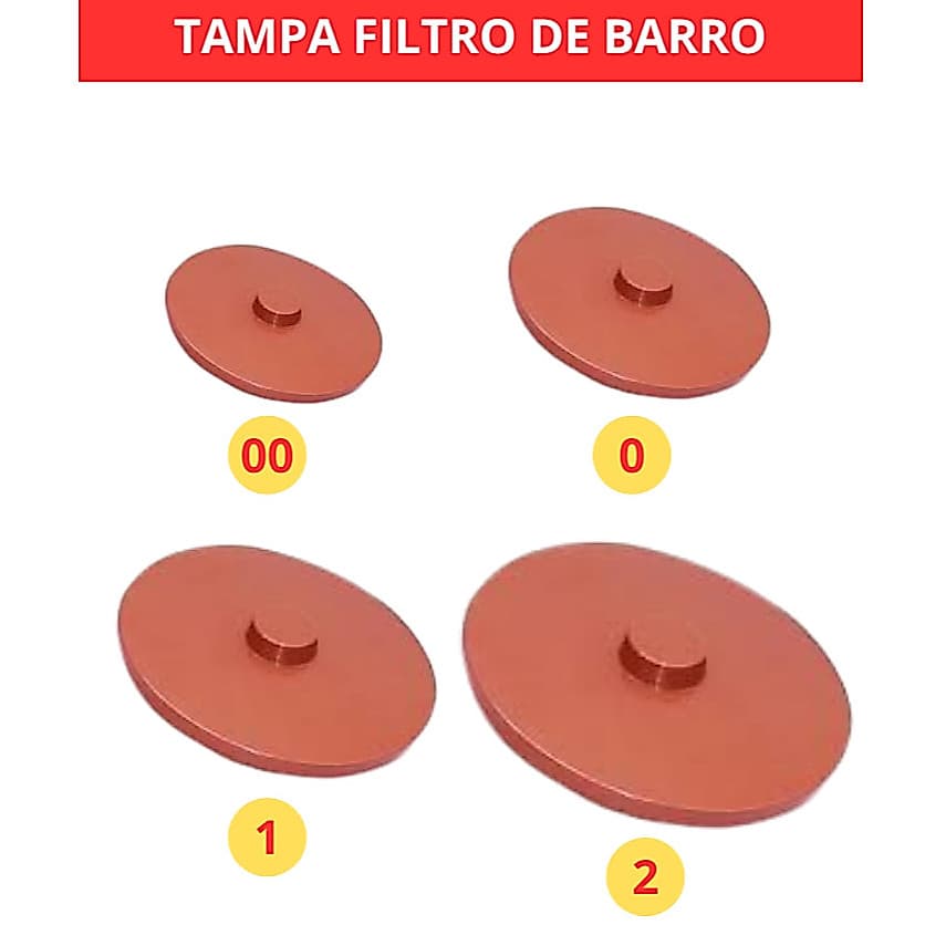 Tampa de Plástico Para Filtro De Barro E Talha Universal - Varios Tamanho