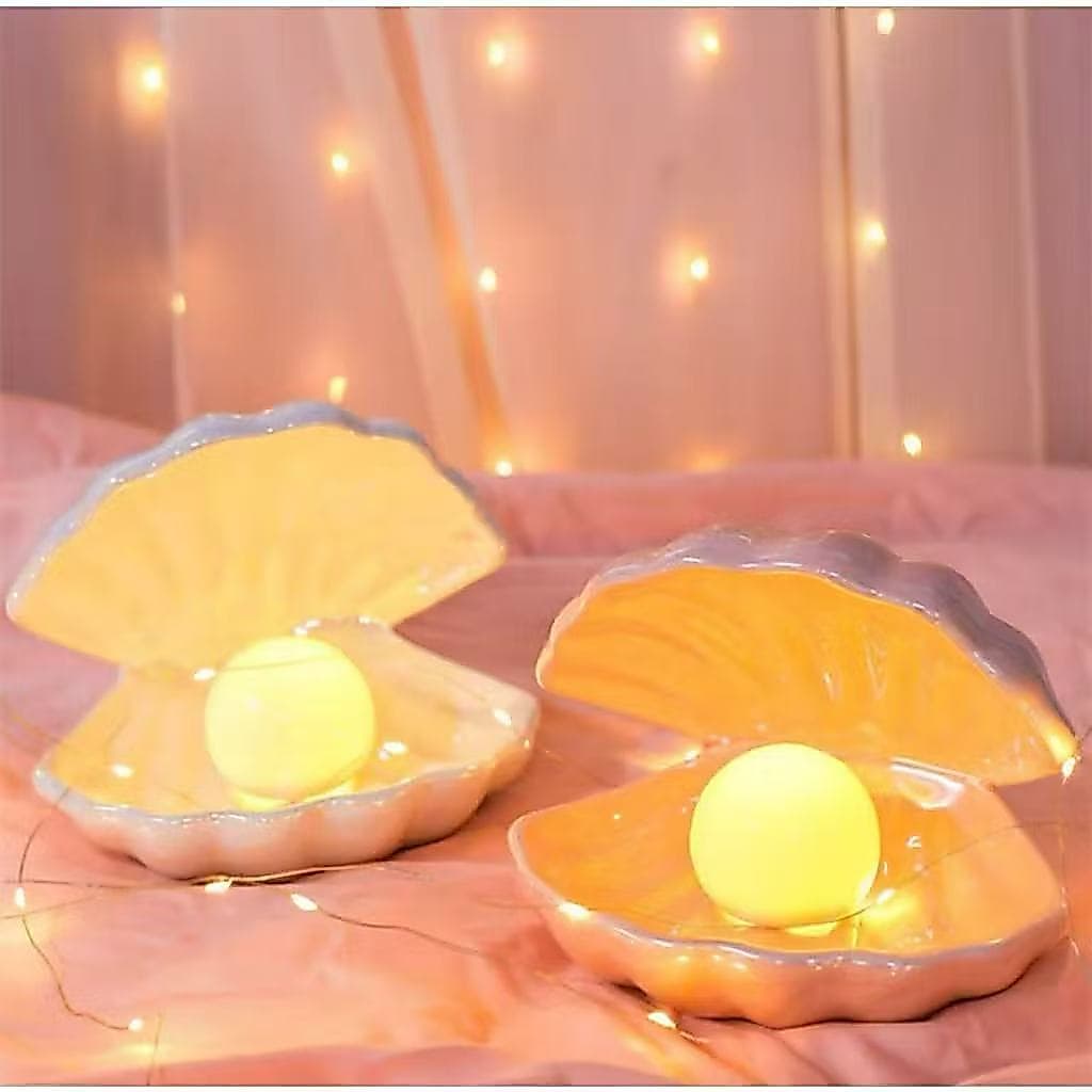 Luminária Pérola Atmosfera | Luz Noturna Decorativa de Mesa