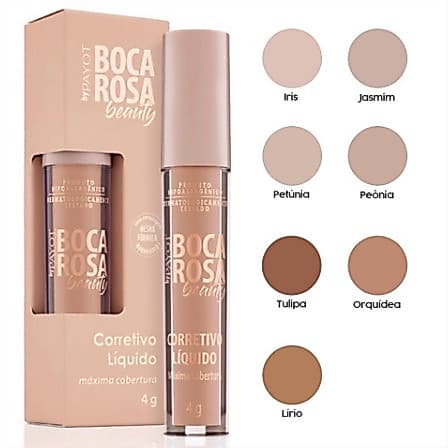 B0CA R0SA Corretivo Líquido Máxima Cobertura