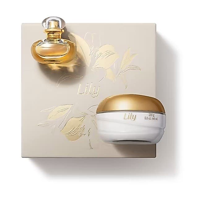 Kit Lily: Eau De Parfum 30ml + Creme Acetinado Desodorante Corporal 250g