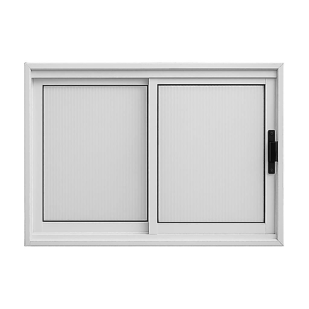 Janela Vitro 40x60 2 Folhas De Alumínio Para Banheiro Lavabo Compacto Com Policarbonato Translúcido