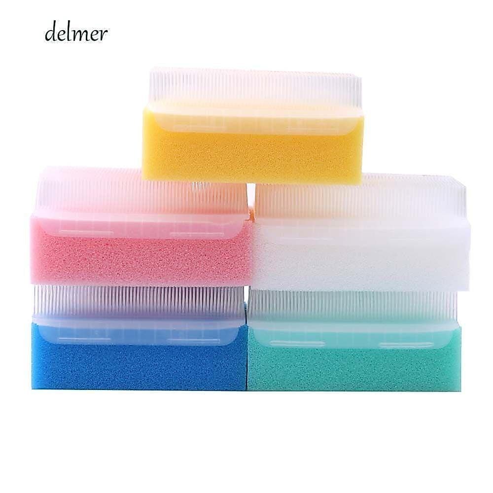 Escova sensorial, ferramenta de limpeza, esponja plástica para banho infantil, escova para banho e carinho.