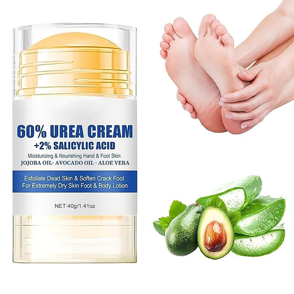 2026 Novo Creme Hidratante para os Pés com 60% de Ureia, anti-rachaduras, nutre e alivia pés secos e rachados, loção par