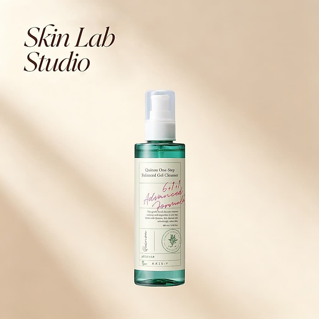 AXIS-Y Gel de Limpeza Balanceador Quinoa One Step, Sabonete Facial Vegano Hidratante Profundo, Skincare Coreano