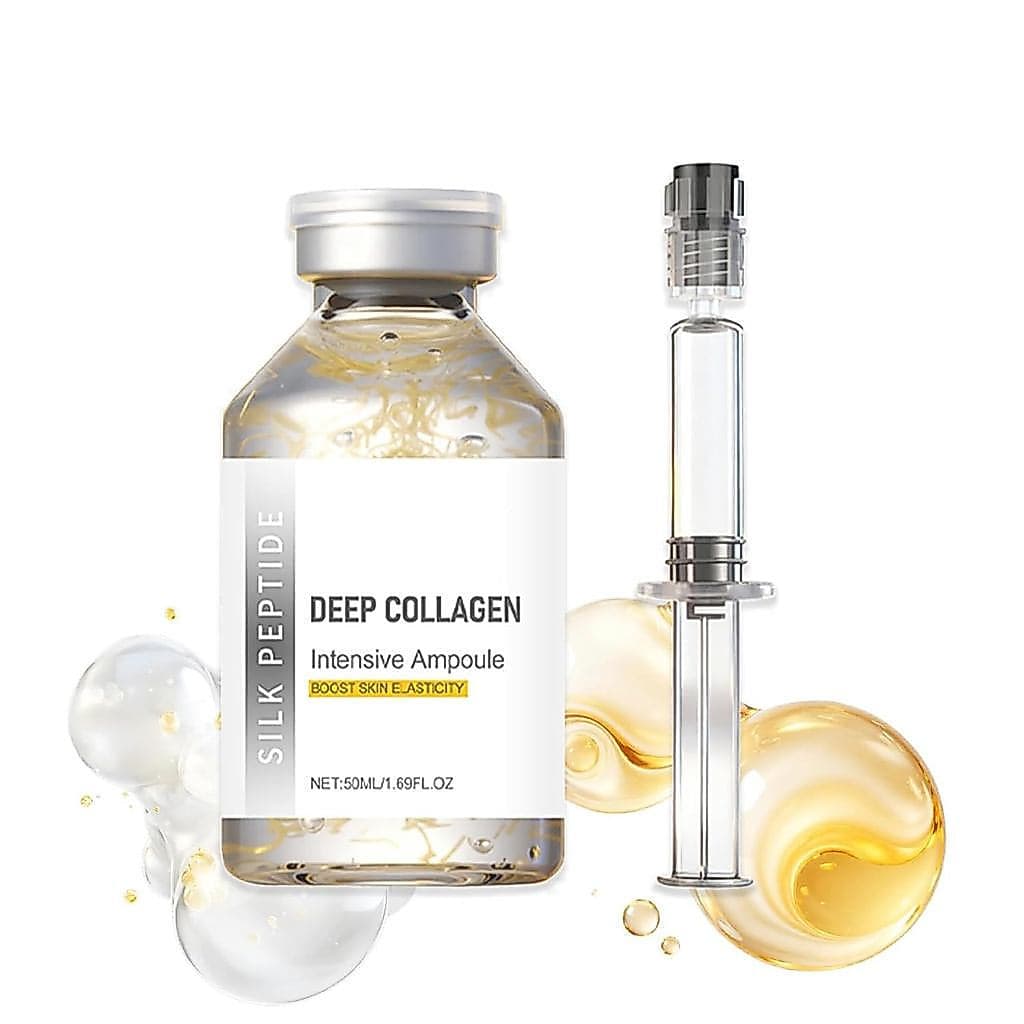 Essência Lifting de Peptídeos de Seda com Colágeno Profundo, Sérum Facial Coreano, Firmador, Antirrugas, Calmante, Hidra