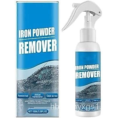 Spray removedor de ferrugem para carros, removedor de pó de ferro 100ml, removedor de manchas de óleo para carros, remov