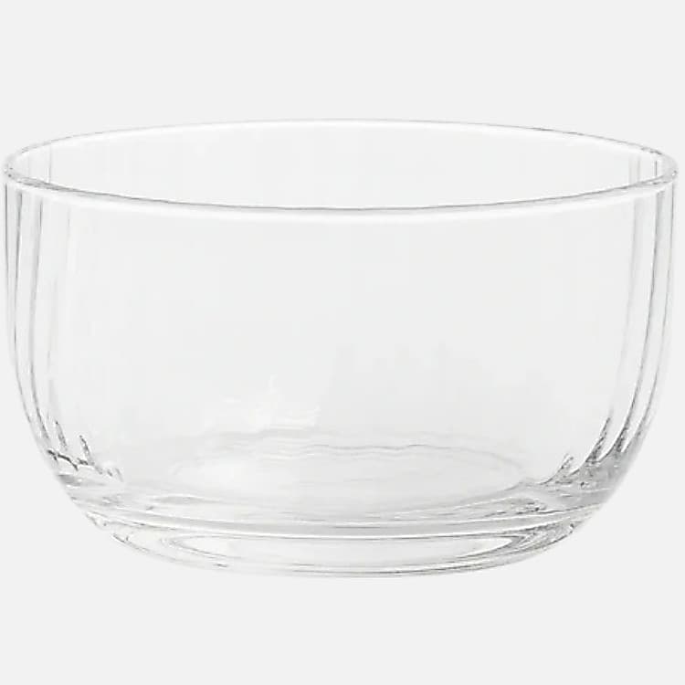Tigela Fiore Nadir 475 ml Vidro Baixo para Sobremesa Transparente - Kit com 12 Unidades
