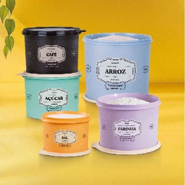 Tupperware - Tupper caixas Essencs para armazenar alimentos