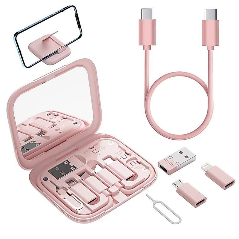 Adaptador de carregamento e conversor de cabo de dados para celular Android para Type-C.