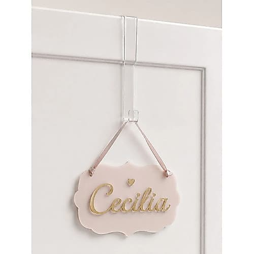 Suporte Porta Maternidade Gancho 37 Cm Acrílico Decoração