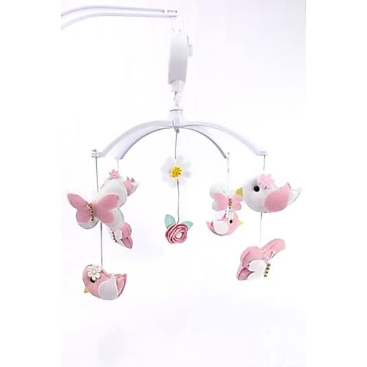 Mobile Berço Bebe Musical E giratório borboleta
