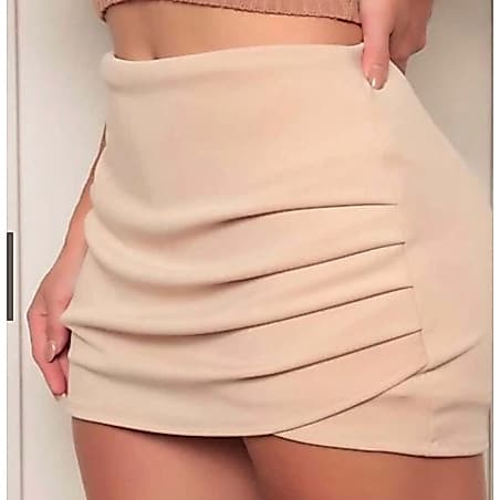 Short Saia Feminino Neoprene Tendência 2025 Verão Confortável e Estiloso PROMOÇÃO