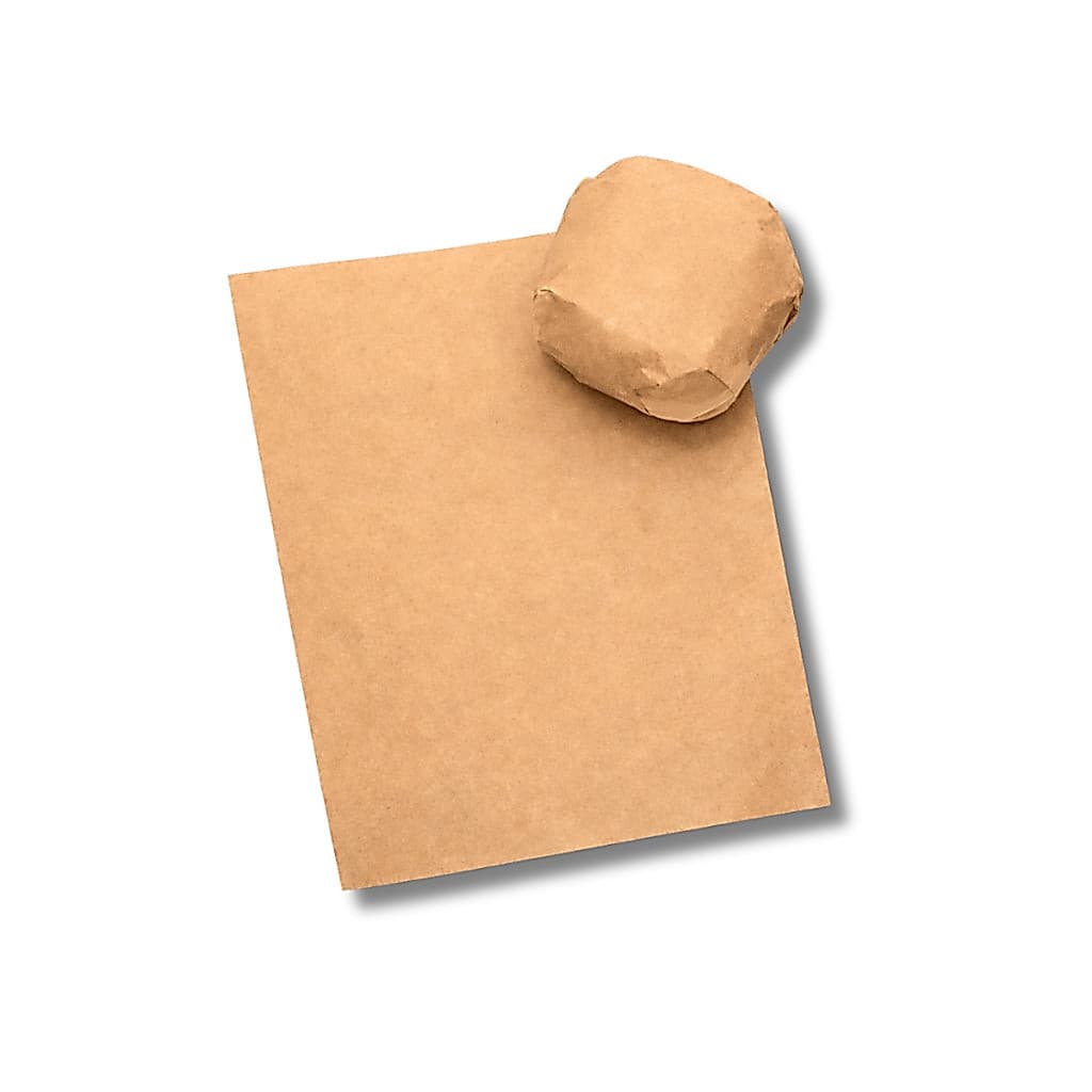 Papel Acoplado kraft Para Lanche Hamburguer Delivery c/500