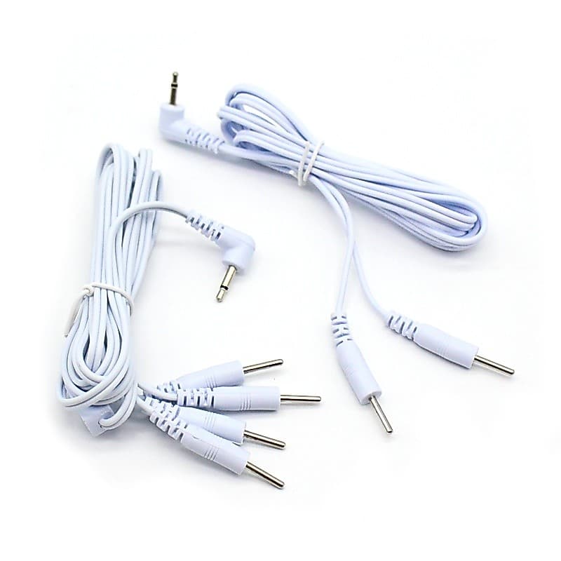 2Pins & 4Pins Head 2.5mm Plug Tens Acupuncture Electrical Nerve Muscle Stimulator  For Electrode Cable Line Wire