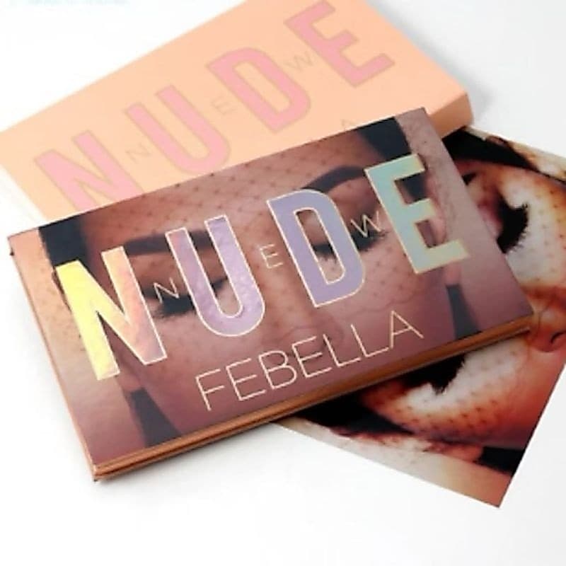 Paleta de Sombras da Febella New Nude de Alta Pigmentação