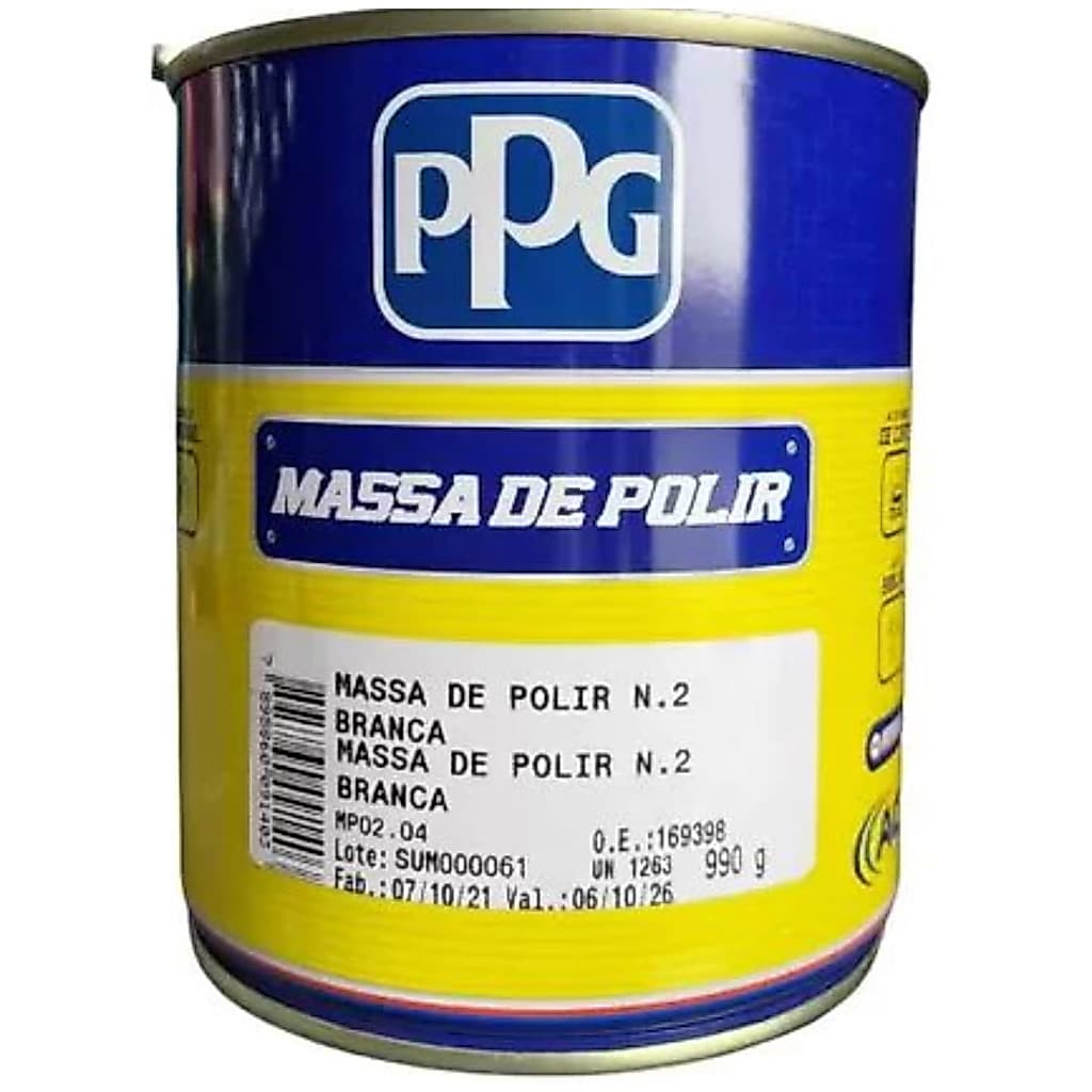Massa de polir ACS N2 Branca 990g Autocolor PPG