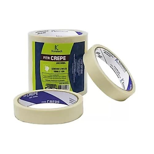 Fita Crepe Fitar 18mm X 10m Pacote C12