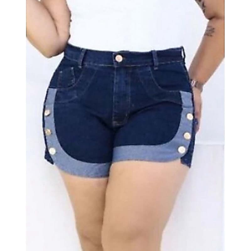 SHORTS JEANS PLUS SIZE DO 46 ao 54 COM LYCRA BERMUDA JEANS PLUS SIZE