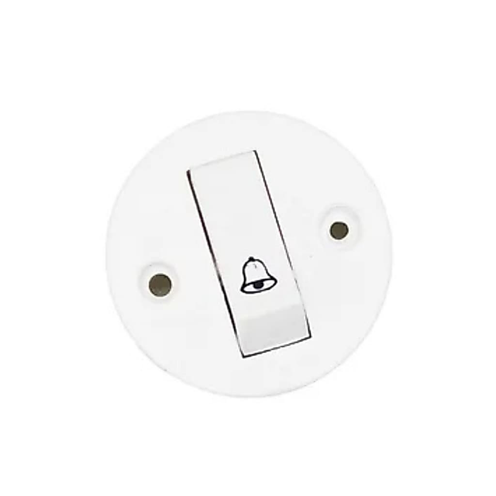 Interruptor Pulsador Campainha de Sobrepor Interneed Branco Casa Portaria Condomínio Segurança