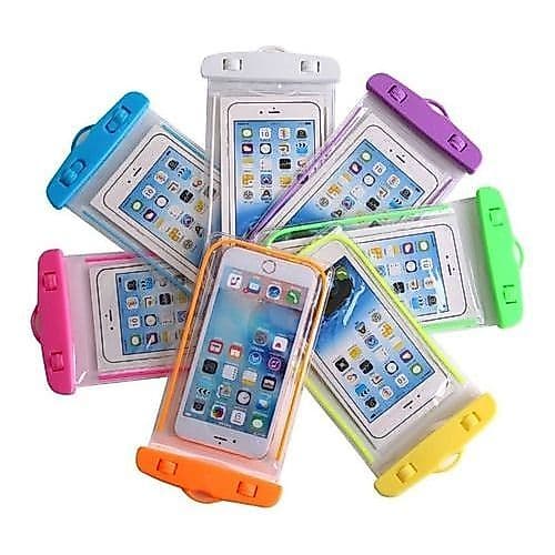 Capa Bolsa A Prova Dágua Impermeável Universal Para Celular Chuva