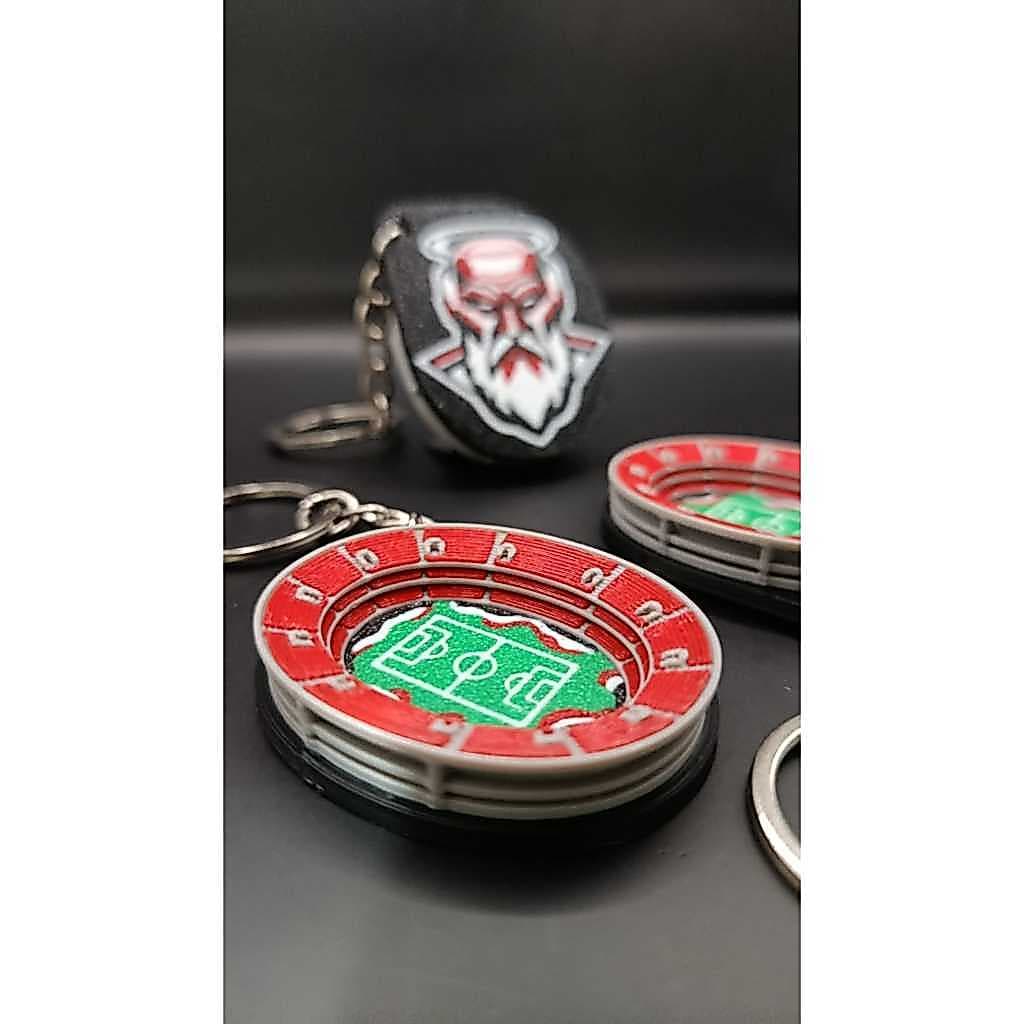 Chaveiro inspirado no estádio Morumbi casa do São Paulo - chaveiro de time