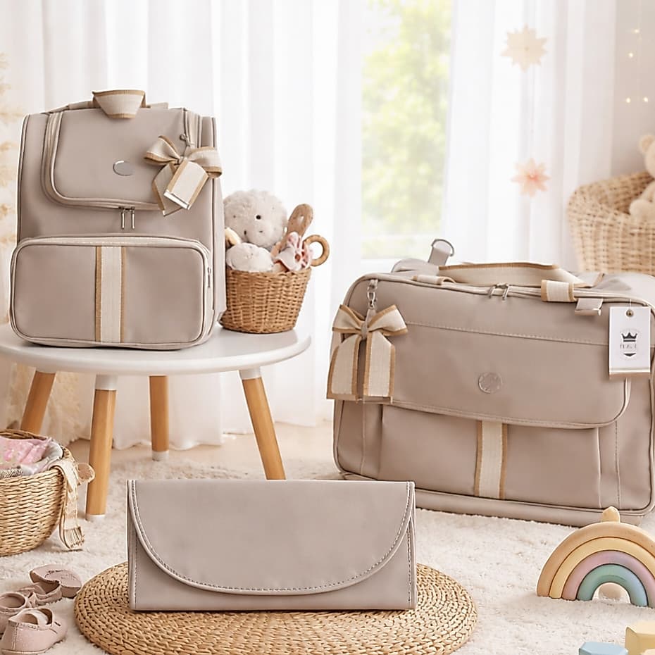 Kit Saída Maternidade Bolsa Alça Ajustável Mala Bebê Menino Menina Resistente