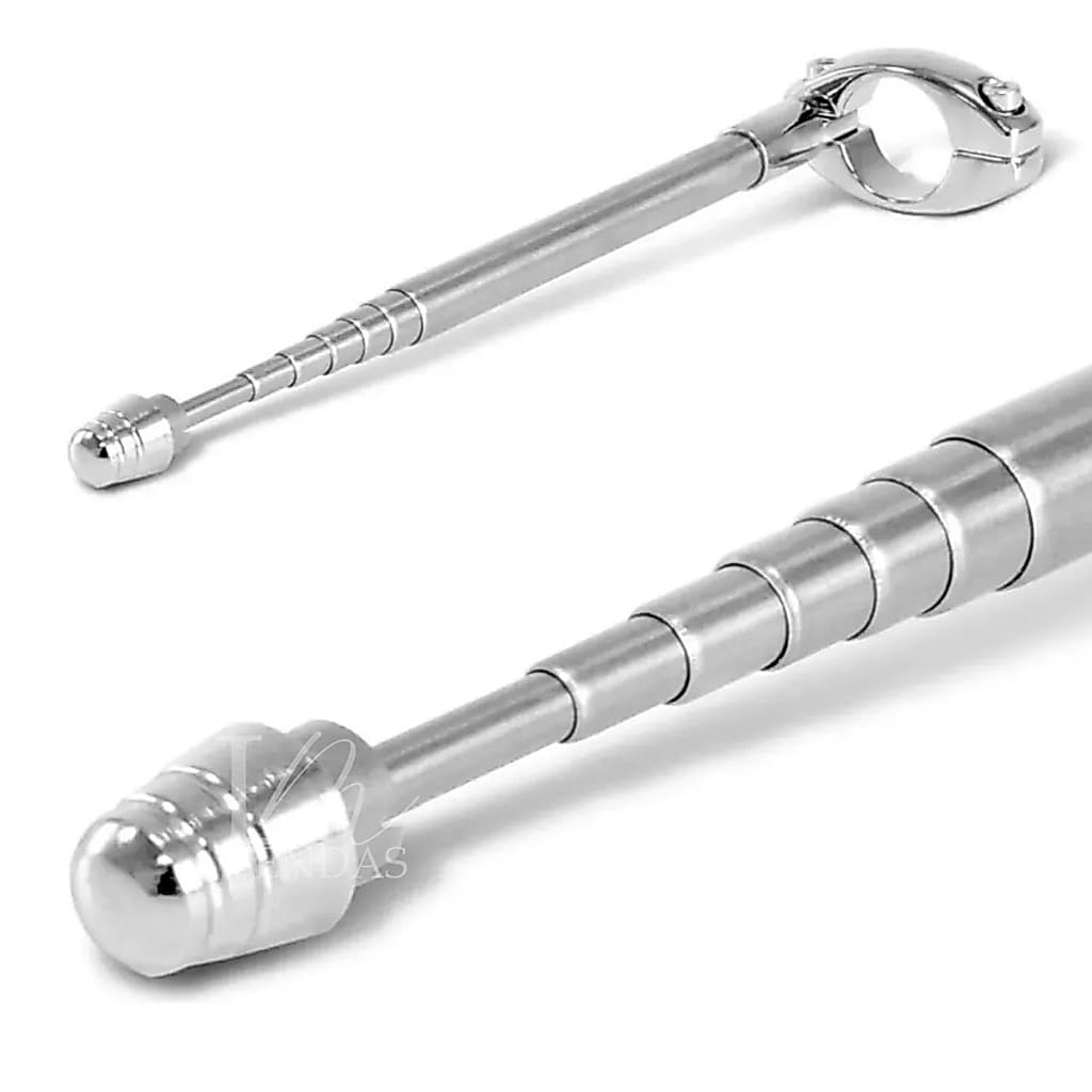 Antena Anti Linha Corta Pipa 7 Estágios Retrátil 7/8 Para Guidão De Moto Motocicleta Motoboy