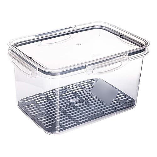 Pote Hermetico Plástico Porta Frutas Frios 4L
