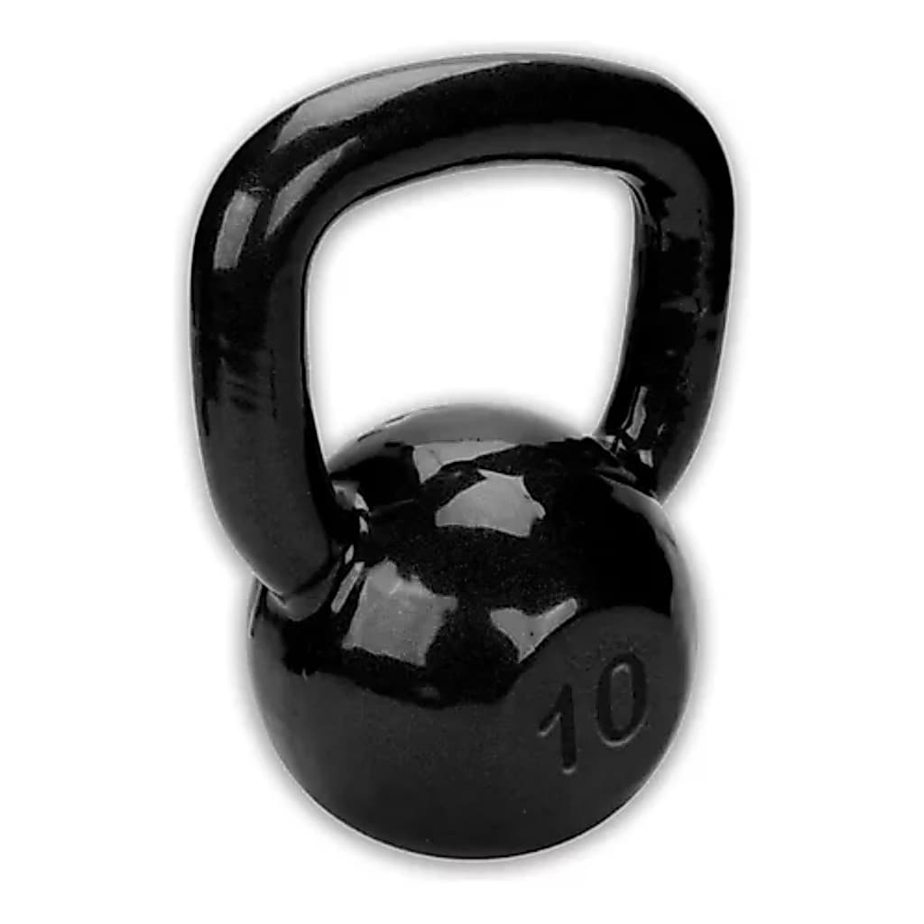 Kettlebell 10 Kg Emborrachado Musculação Academia - Treino