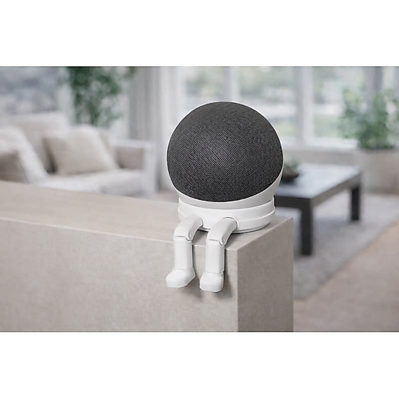 Suporte Alexa Echo Dot | Design Sentado | Impressão 3D em PLA | Decorativo