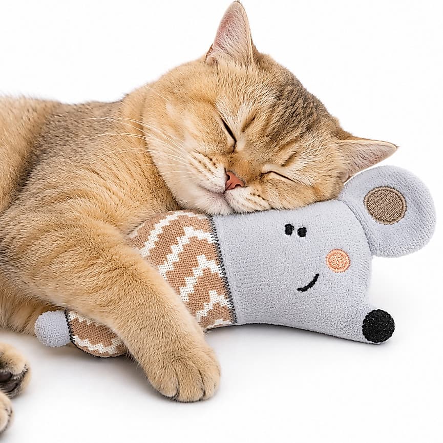 Catnip Ratinho De Pelúcia Nana Mouse Para Gatos – DOGS.ERA